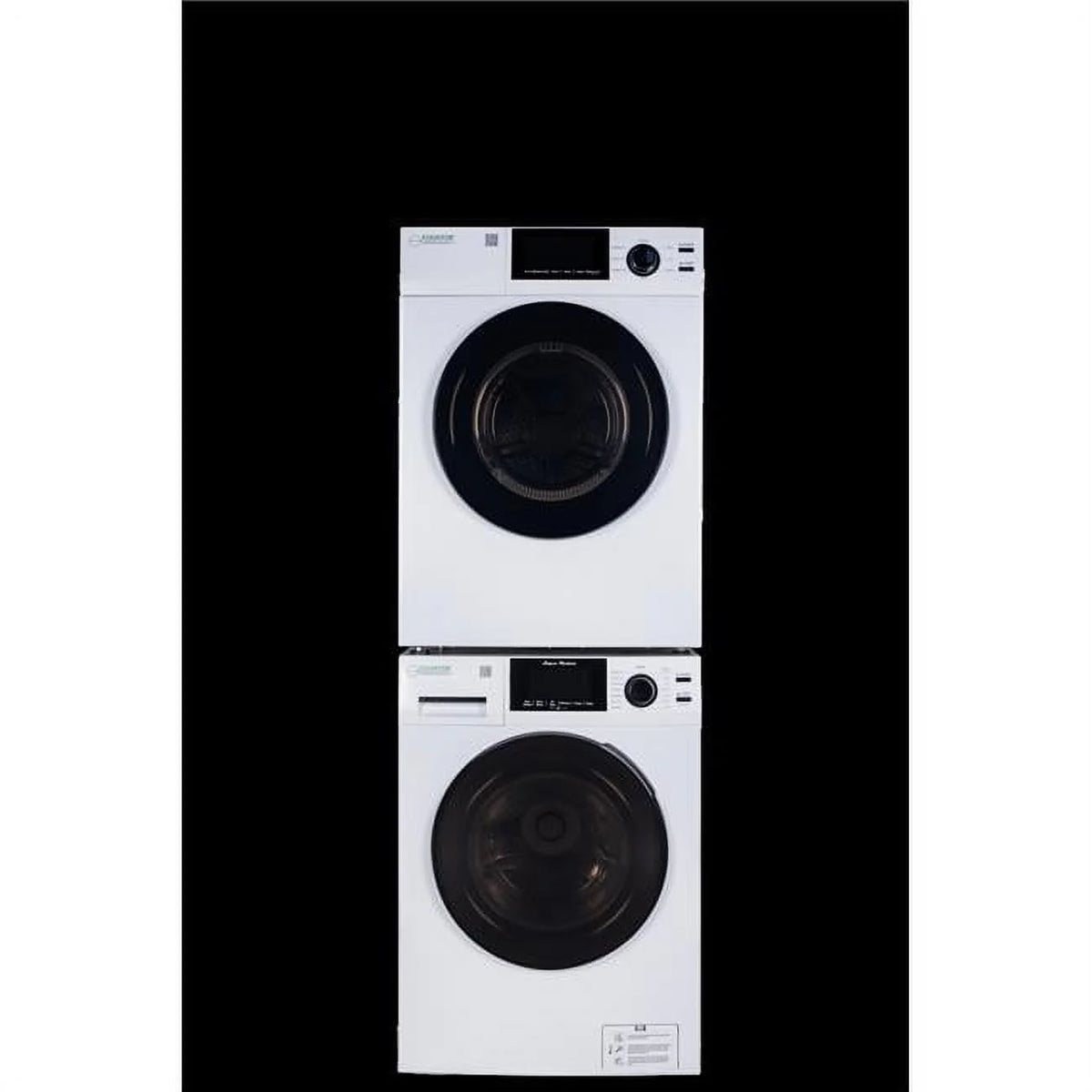 1.9cf 110V Washer and 4 cf 220V Vented Sensor Dryer I187608