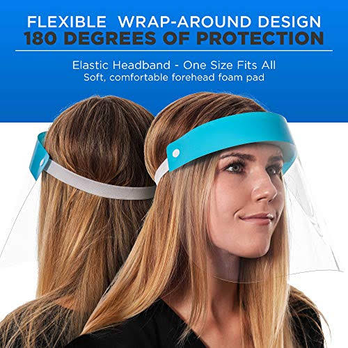 200 Face Shields 20 Packs of 10 K754715