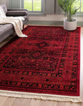 Bokhara Collection Rug 9' x 12' Red Low Rug Q911992