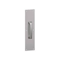 Square Corner Pull Plate on Satin Stainless C713