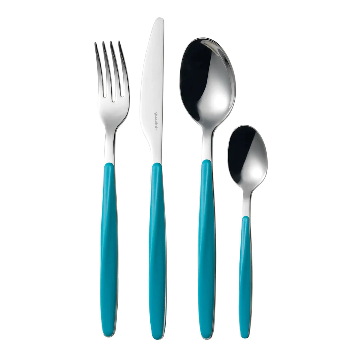 24 Pieces Cutlery Set Matt Blue O317273