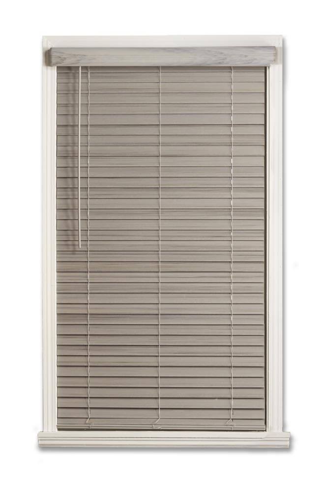 Cordless Faux Wood Room Darkening Horizontal Blinds V186