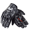 Black Skull Motocross Gloves D920