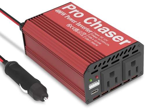 400W Power Inverters DC 12v to 110v AC U44153
