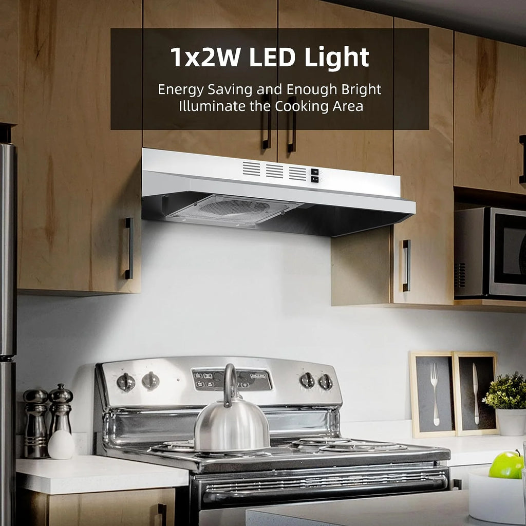 30 inch Under Cabinet Range Hood with 2 Speed Exhaust Fan A265