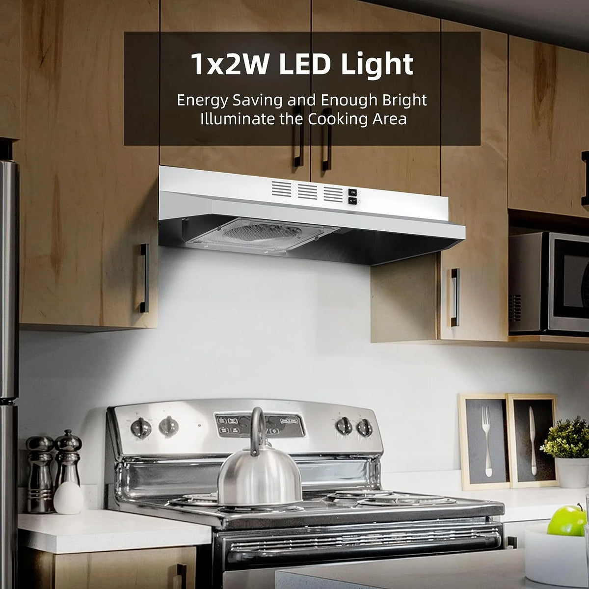 30 inch Under Cabinet Range Hood with 2 Speed Exhaust Fan A265