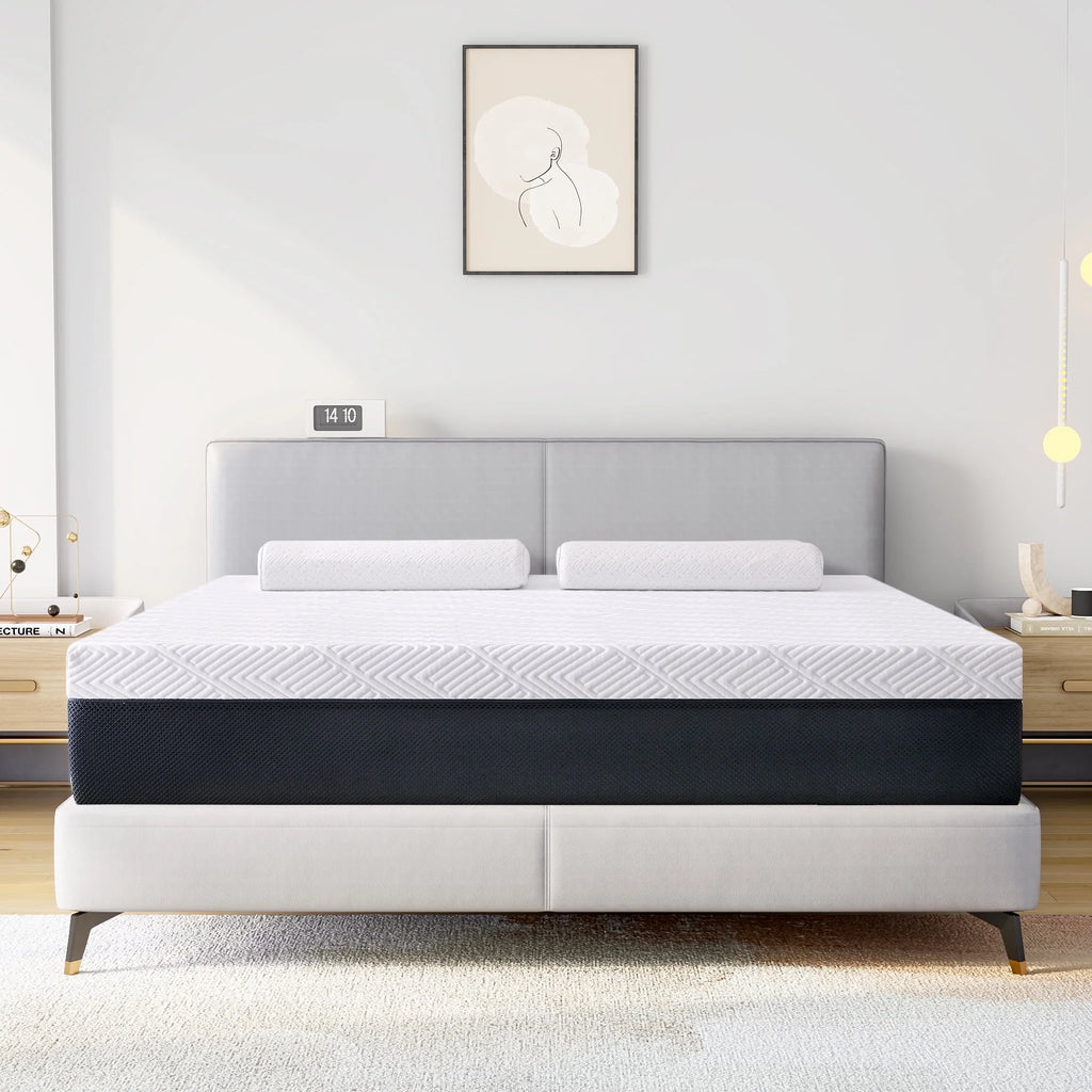 Short Queen 10 Cooling Gel Memory Foam Mattress O720