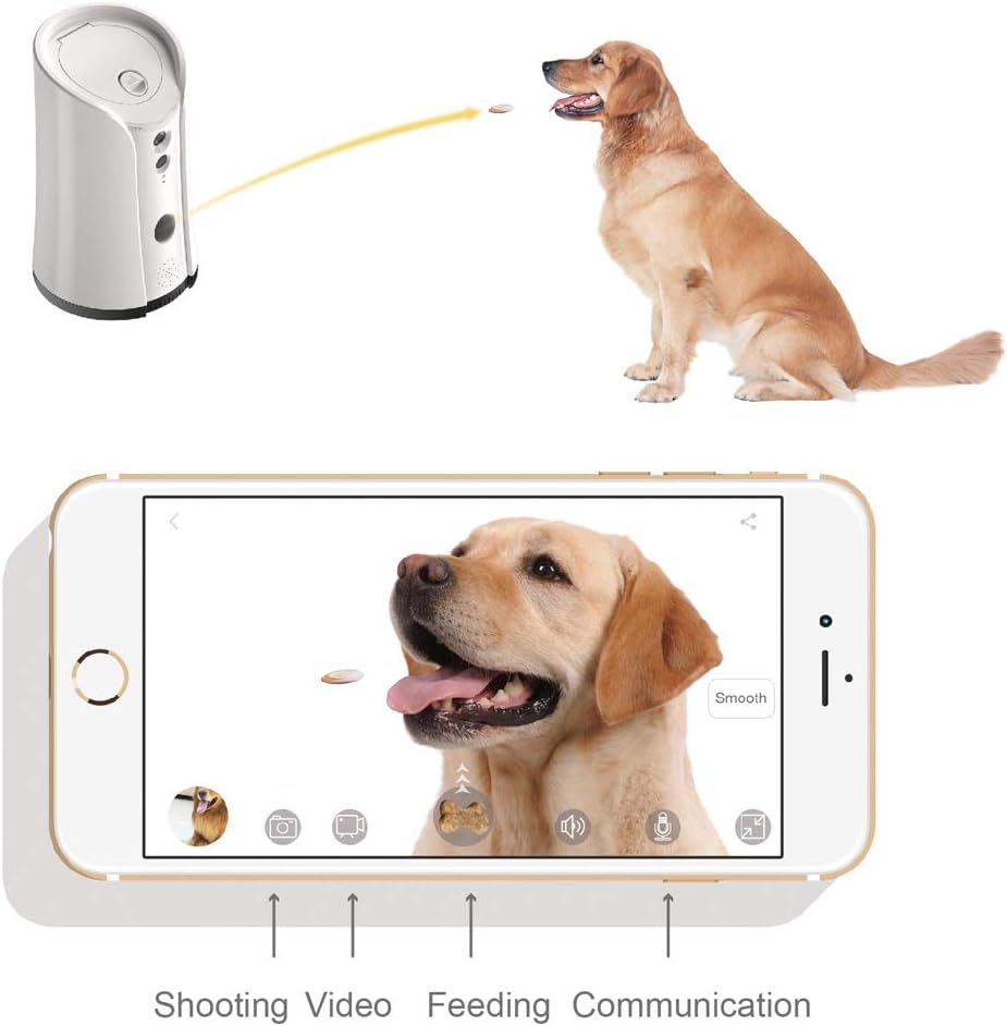 WiFi Pet Camera with Two-Way Audio and Night Vision R3471