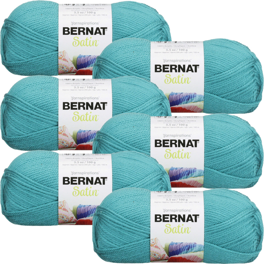 Aqua 6 Pack 100g Acrylic 4 Medium Worsted Yarn D413559