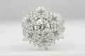 14K White Gold Diamond Cluster Ring Z5969