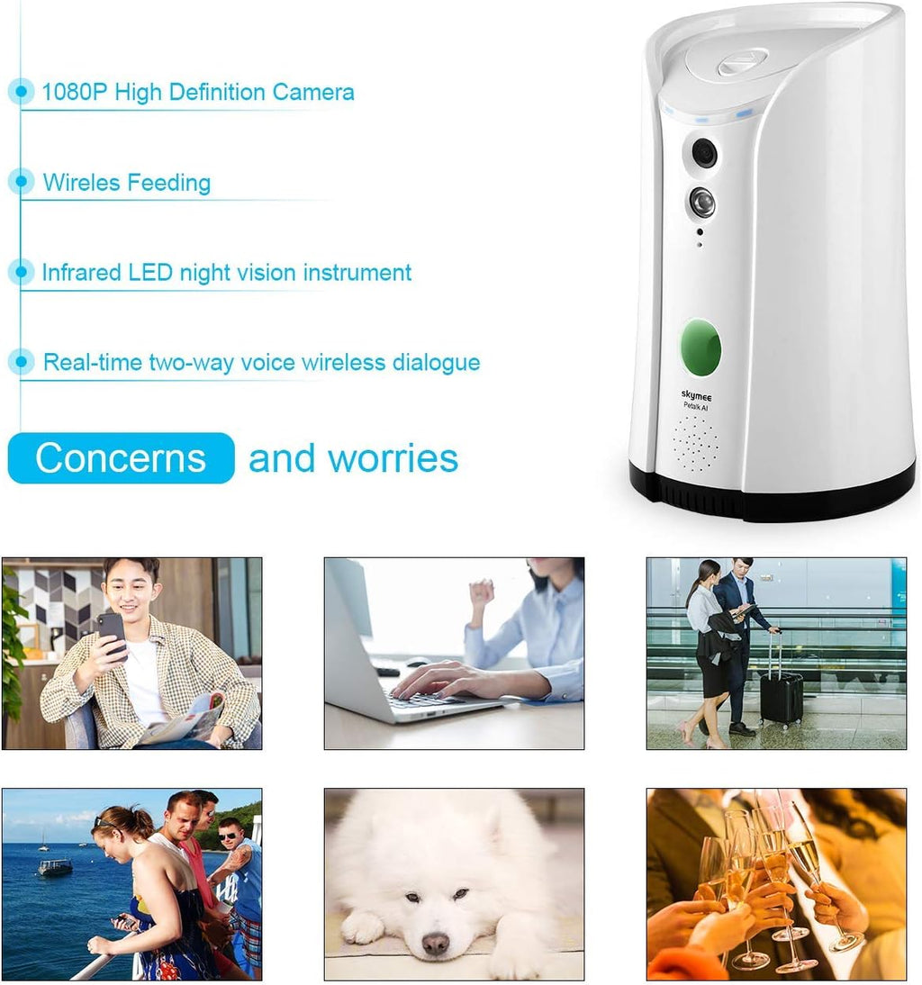 WiFi Pet Camera with Two-Way Audio and Night Vision R3471