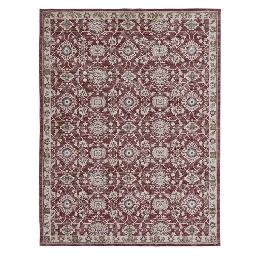 Terra Cotta Traditional Area Rug 9x12 E227