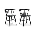 Black Spindle Dining Chair, Set of 2 B975