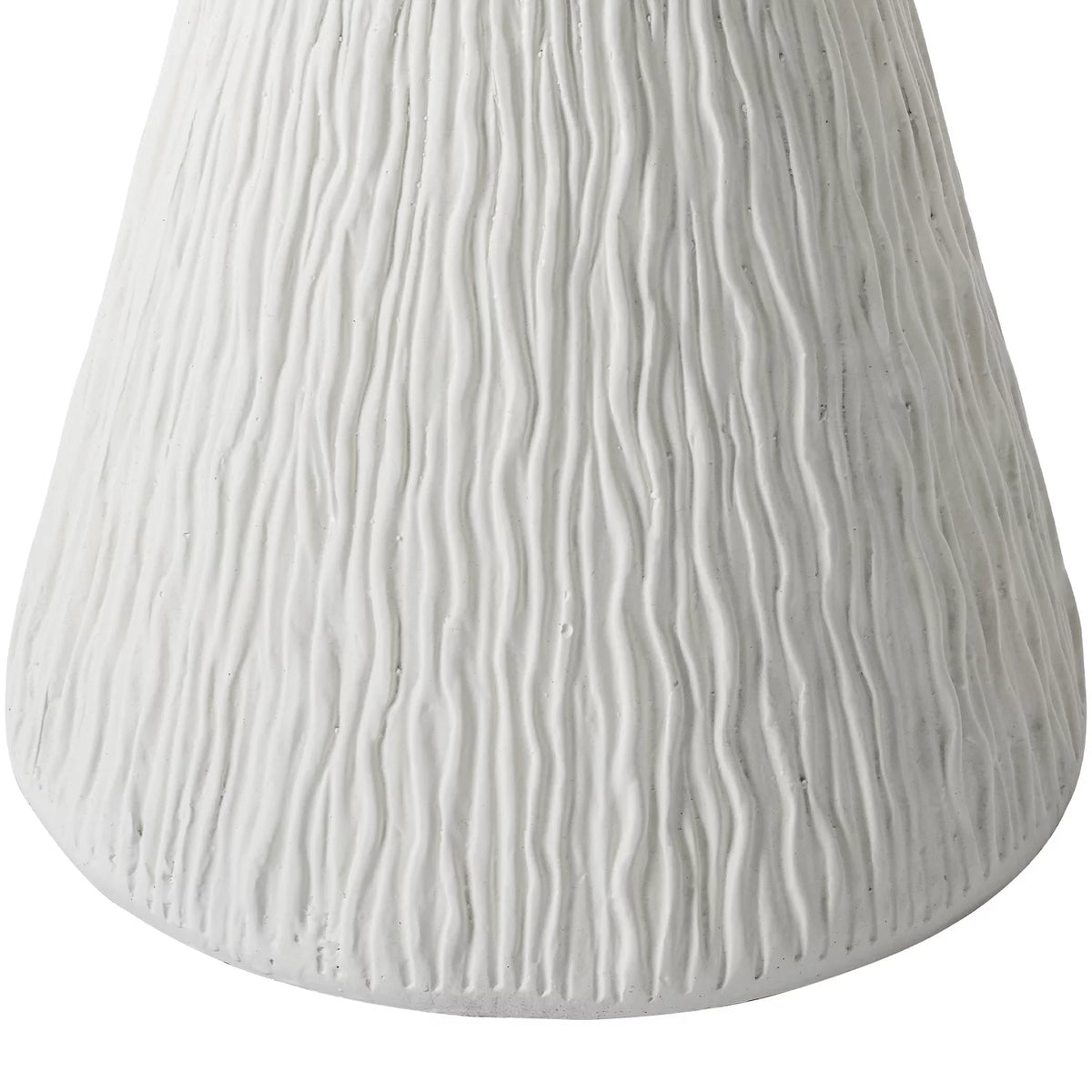 White Round Concrete Side Table Z6415