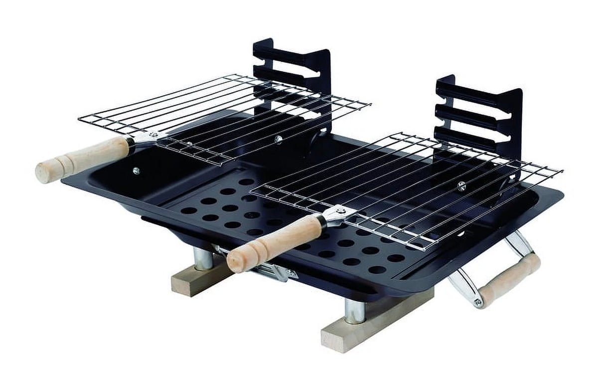 Black Steel Charcoal Grill W162