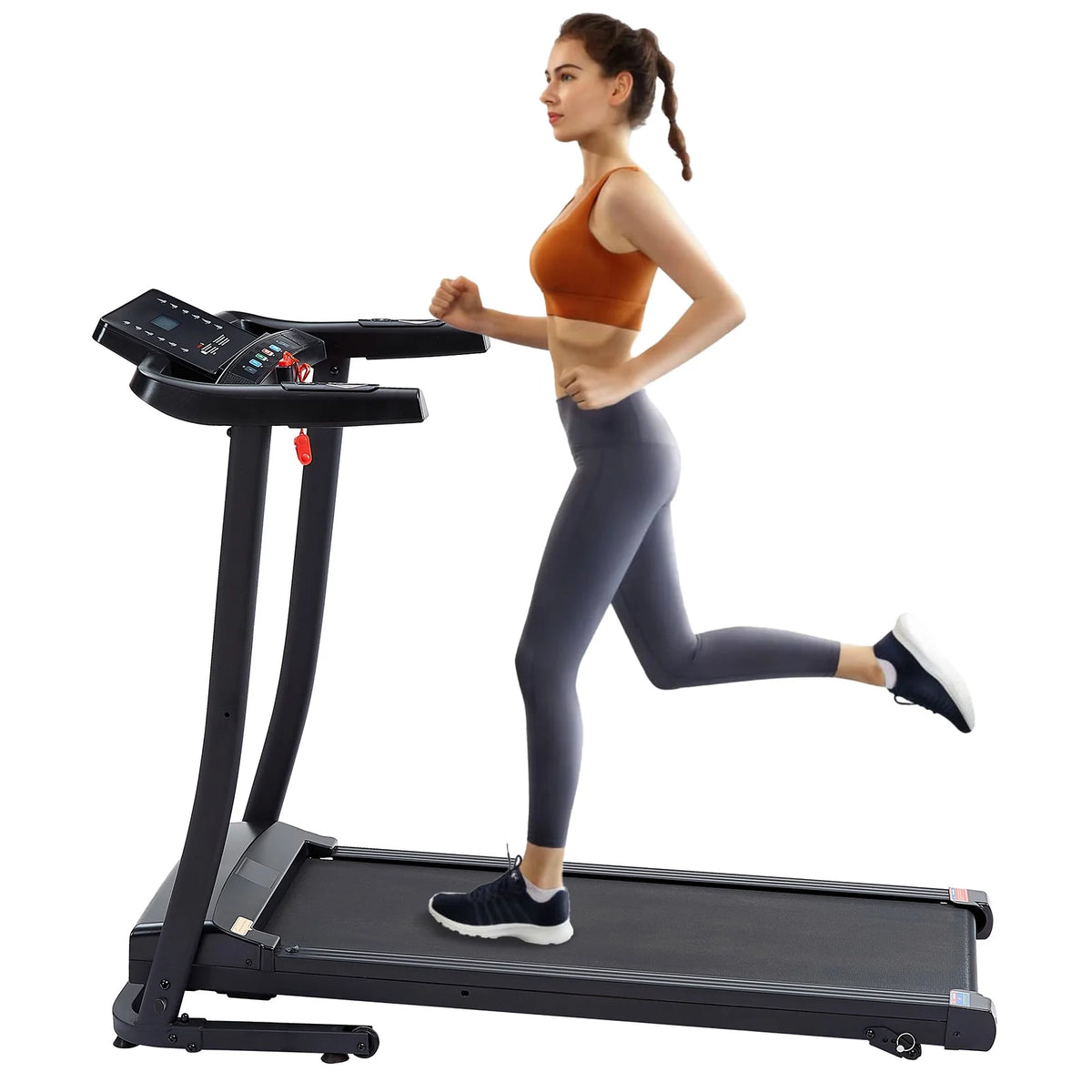 2.5HP Foldable Electric Treadmill with Shock-Absorbent Deck P20104