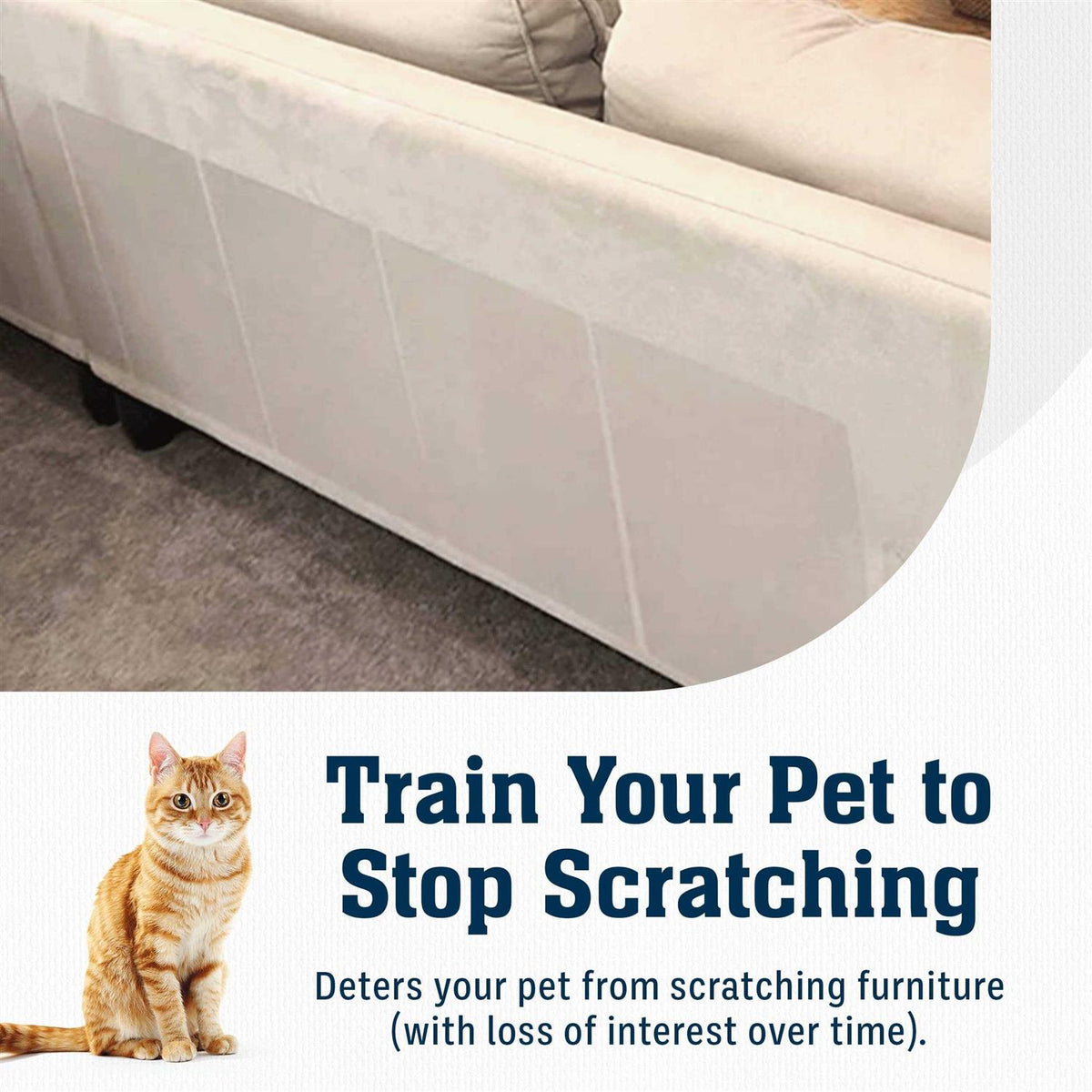 Cat Scratch Deterrent 6-Pack 17-inch x 12-inch Furniture Protectors X980192