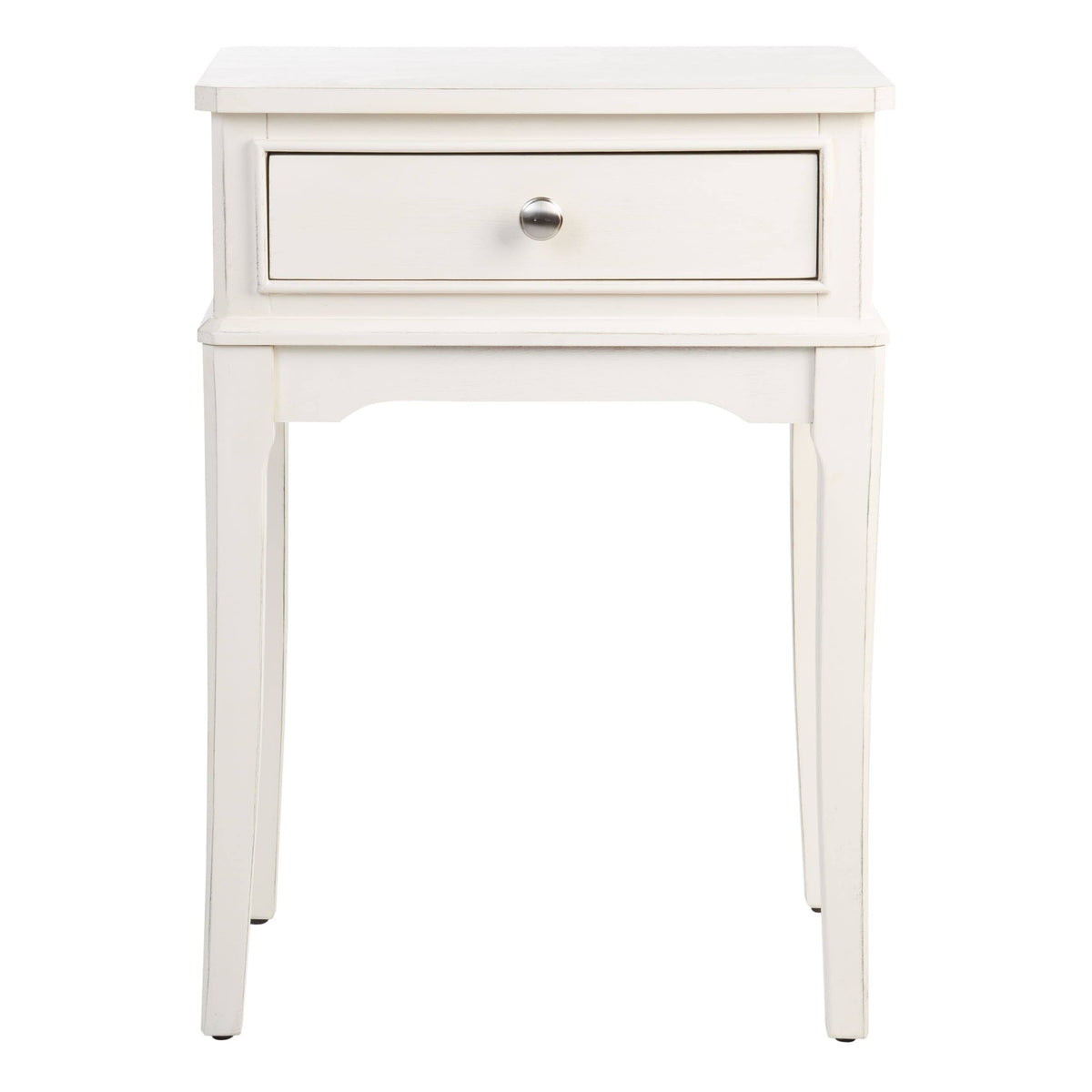 White 1-Drawer Accent Table N172381