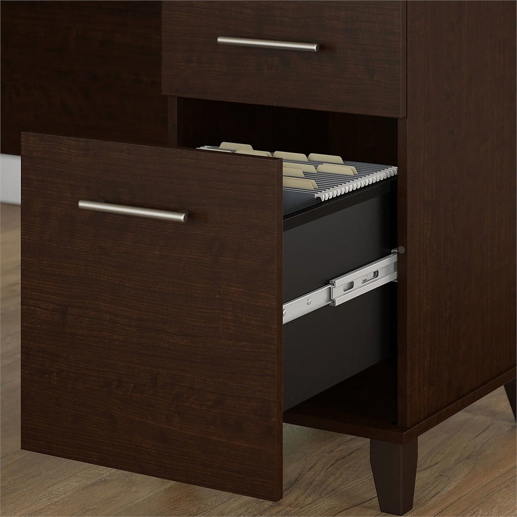 60" L Shaped Wood Desk Y566