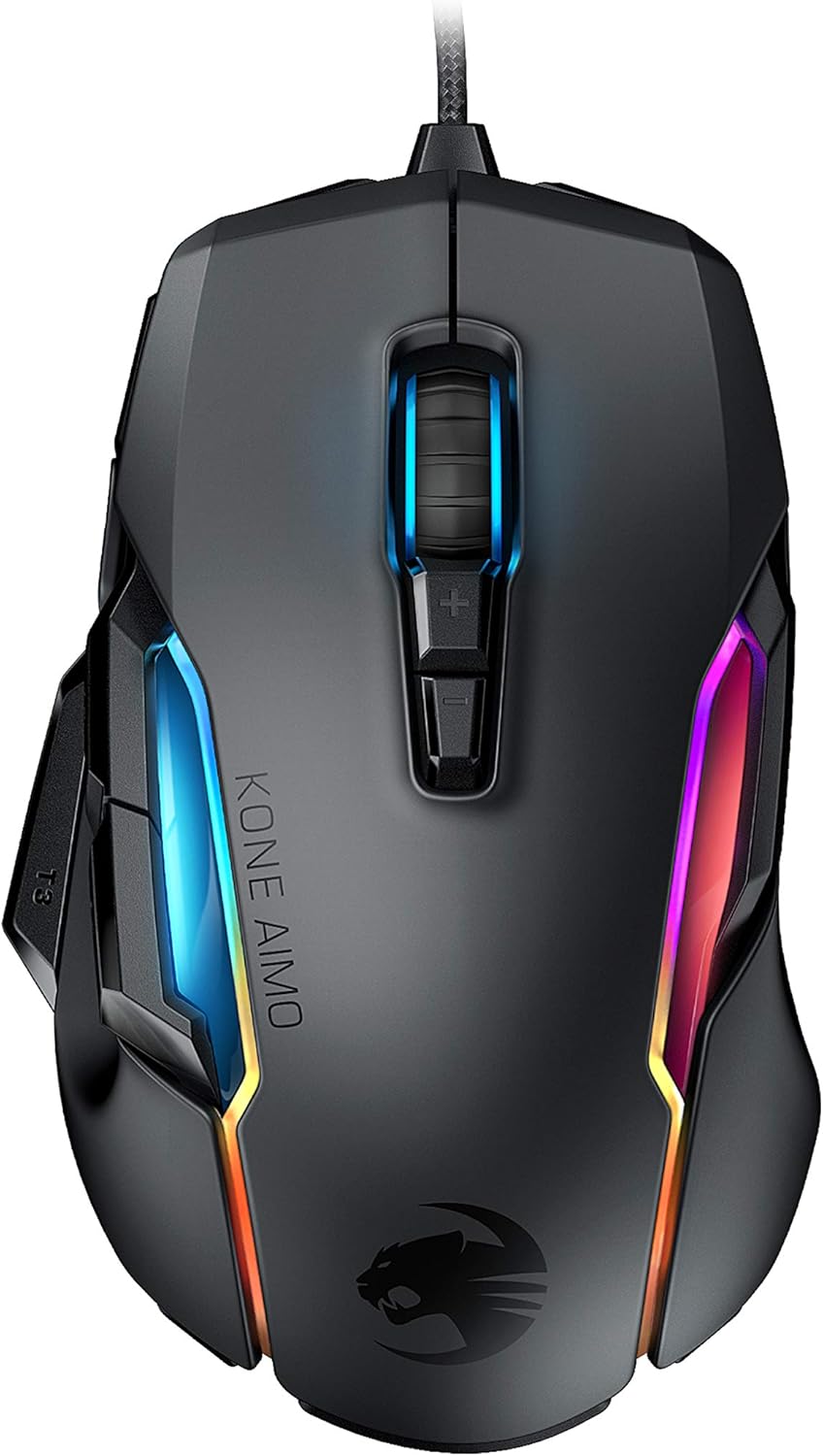 White Ergonomic Wired Gaming Mouse with RGB Lighting M780