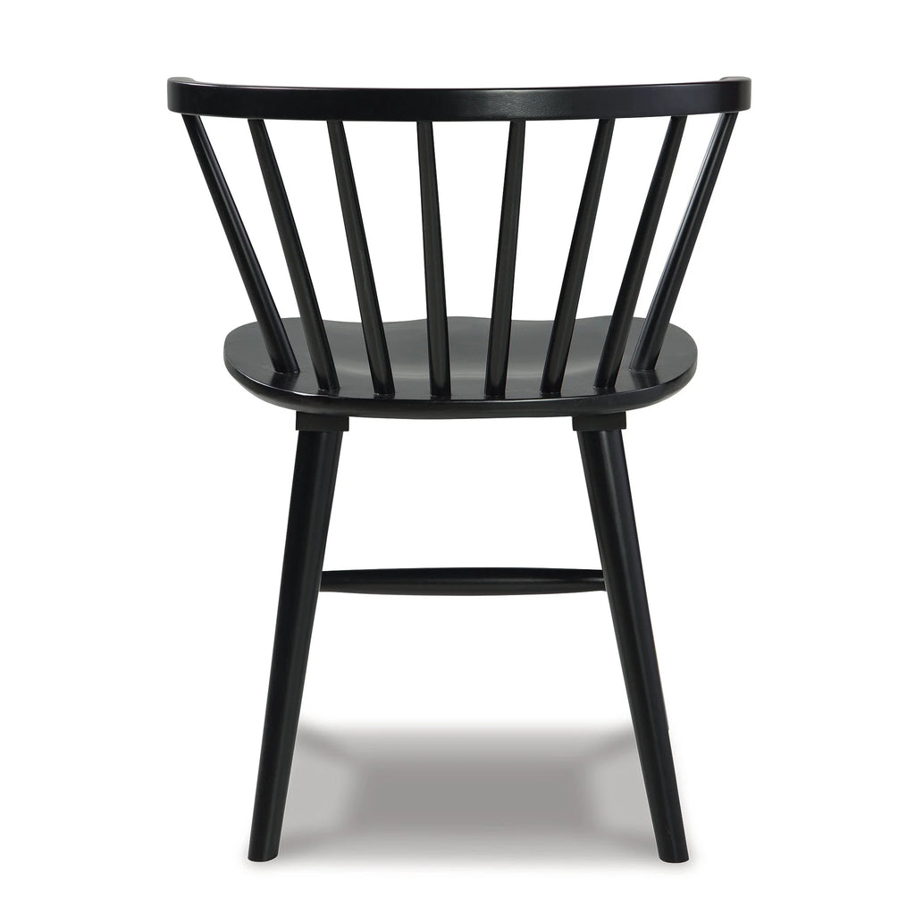 Black Spindle Dining Chair, Set of 2 B975