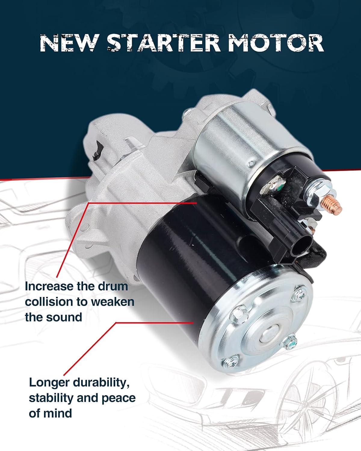 New Starter Replacement T50180