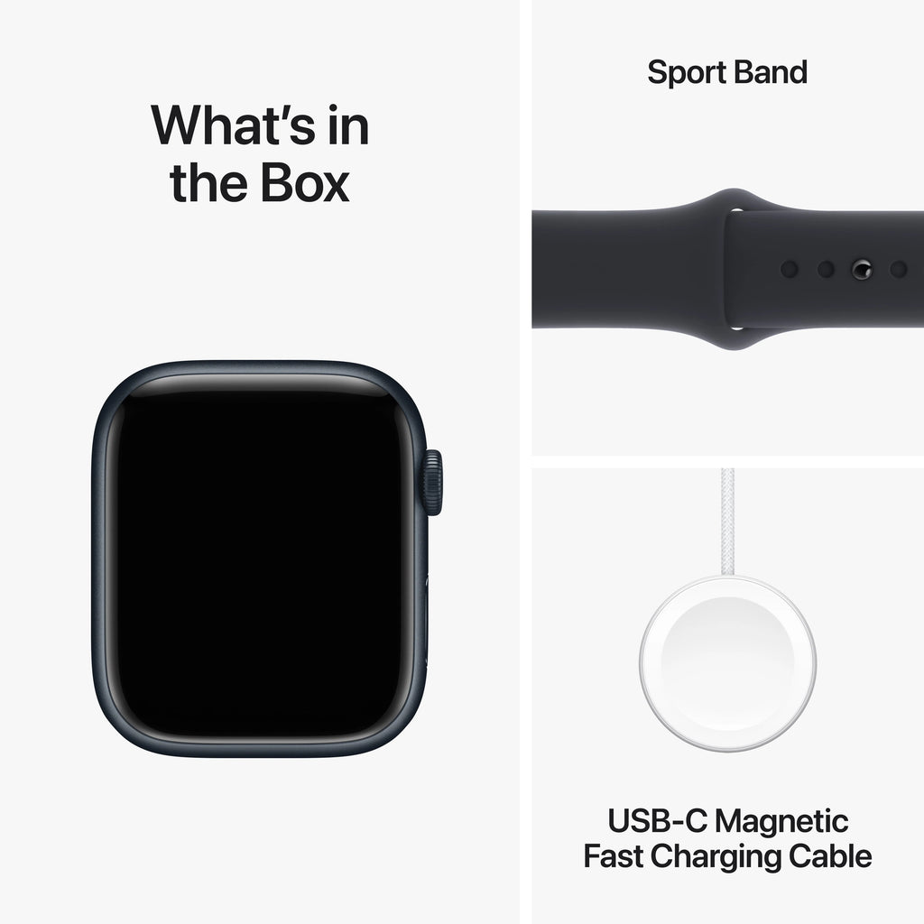 Midnight Aluminum 45mm Fitness Tracker with Sport Band V44747