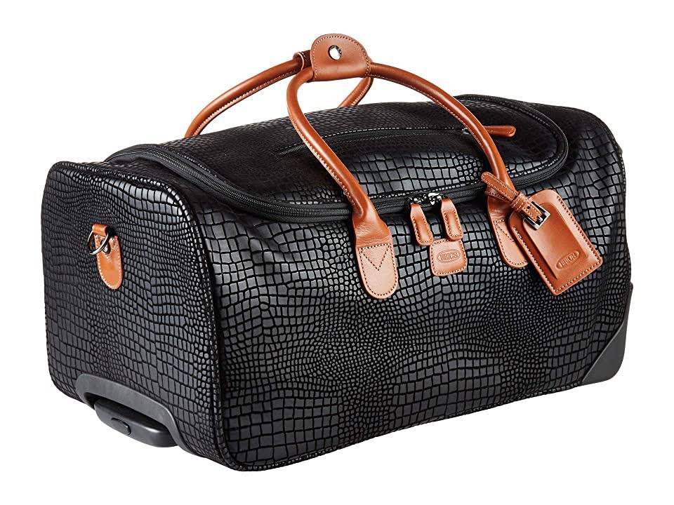 Black Carry-On Rolling Duffle W1879
