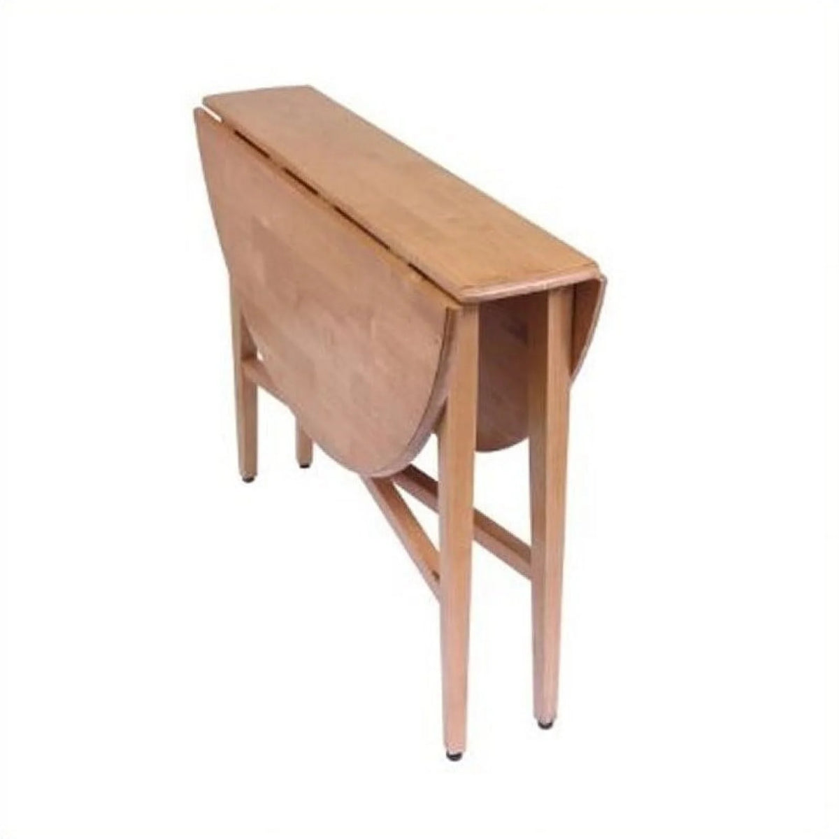 42" Round Drop Leaf Dining Table in Light Oak U272