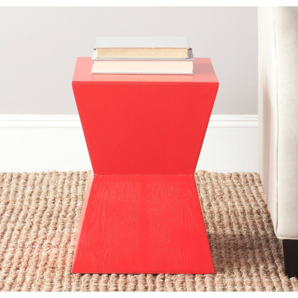 Hot Red Accent Table U45388