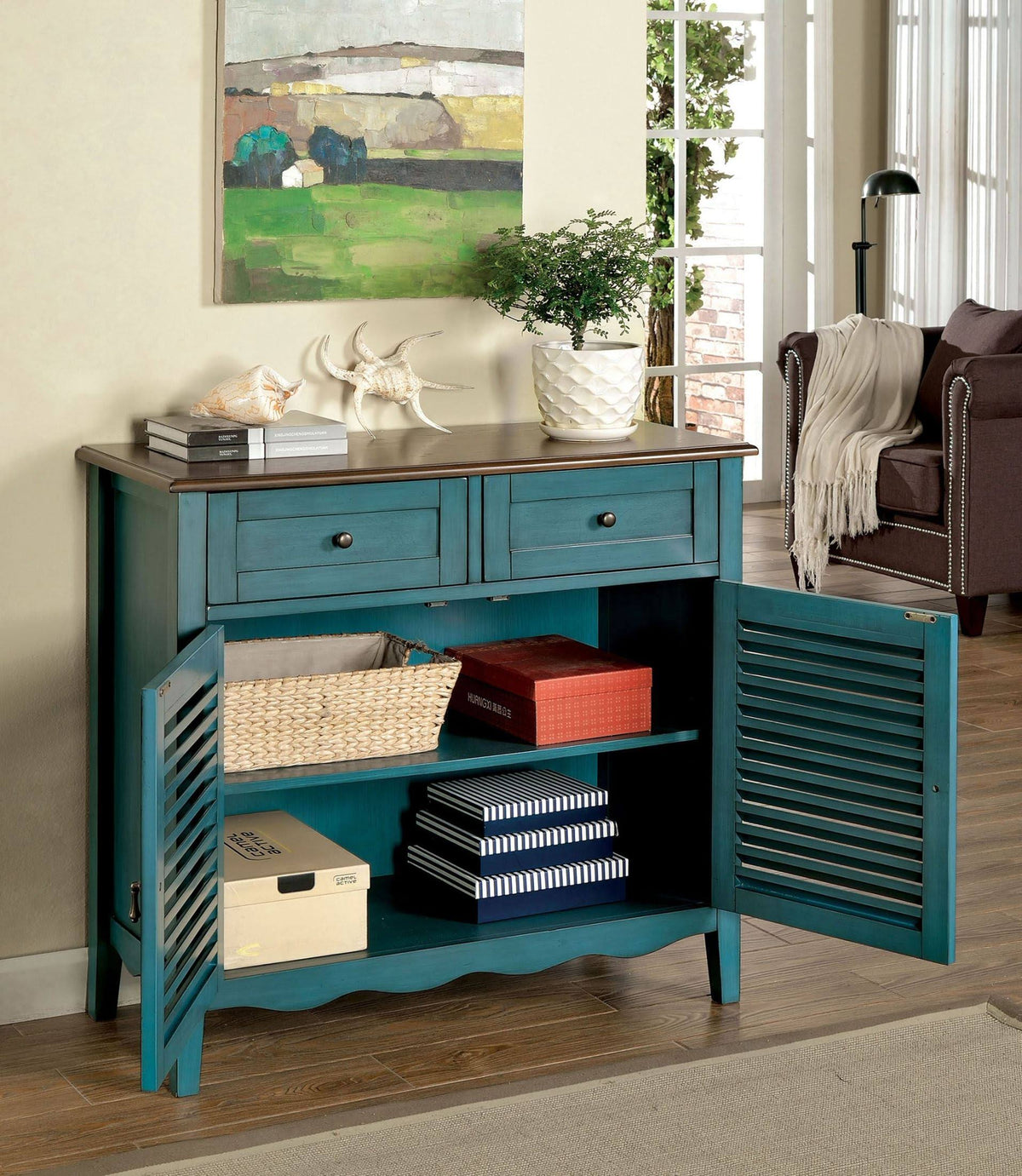Blue Cabinet J8114