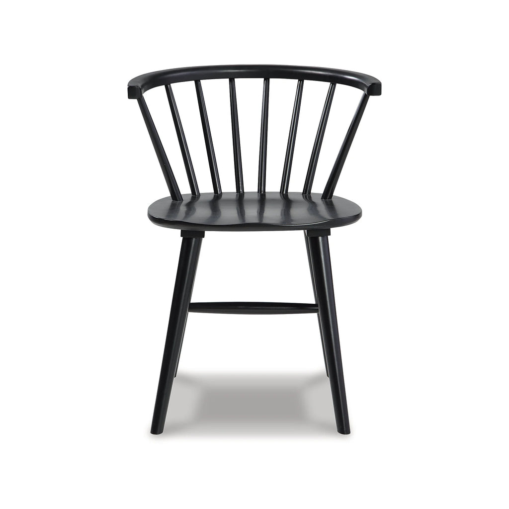 Black Spindle Dining Chair, Set of 2 B975