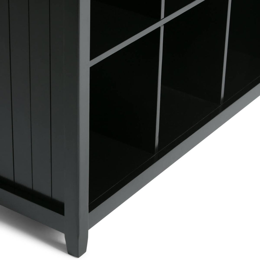 Black 9 Cube Bookcase W9573