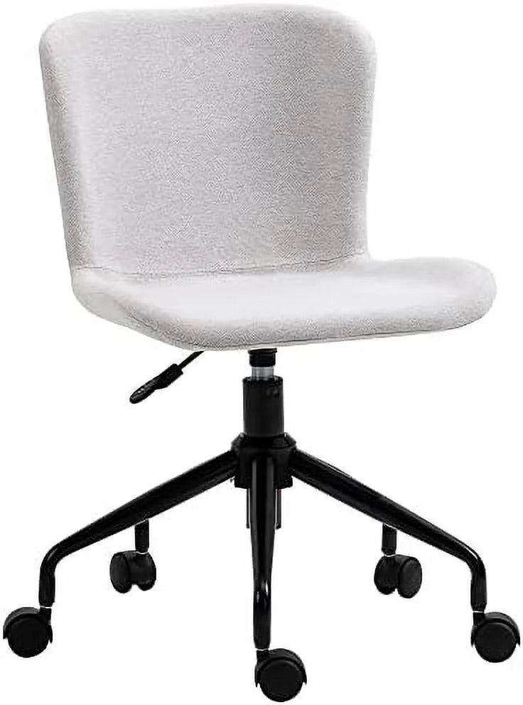 Light Gray Swivel Task Chair with Adjustable Height R7213