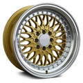 18x9 5-100/5-4.5 Gold Wheel A669