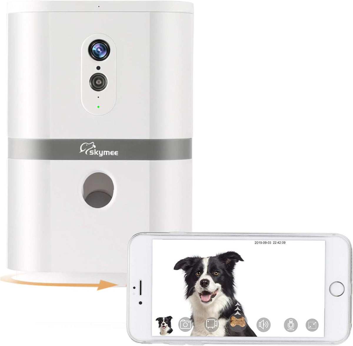 WiFi Pet Camera with Two-Way Audio and Night Vision R3471