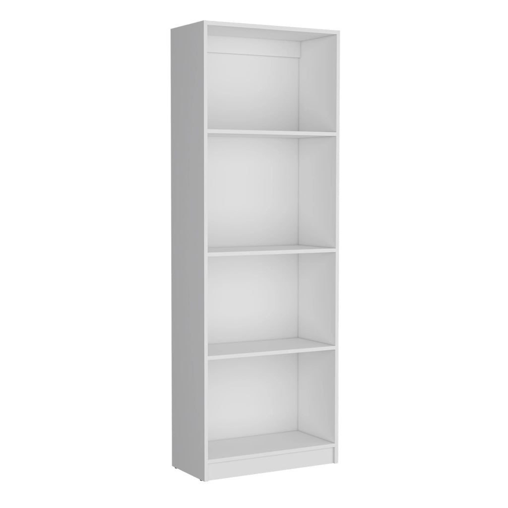 White 3 Piece Living Room Set with 3 Bookcases Y424