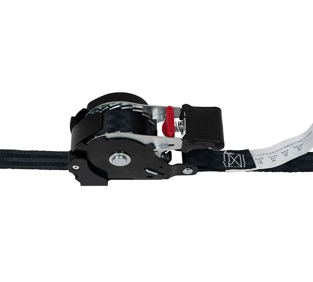 8 Pack Retractable Ratchet Straps with 500 lbs WLL H9293