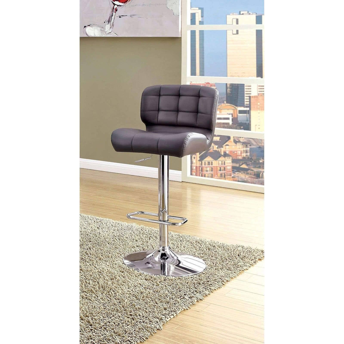 Gray Bar Stool F544804