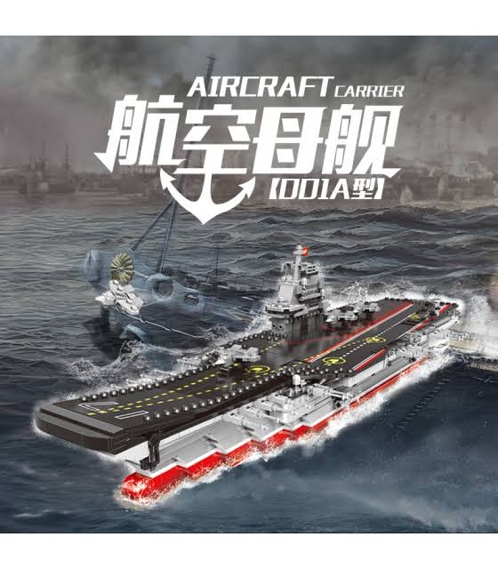 Aircraft Carrier Building Bricks Toy Set G707