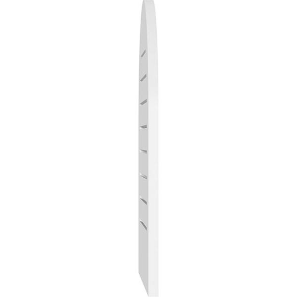 Round Top Surface Mount PVC Gable Vent I827
