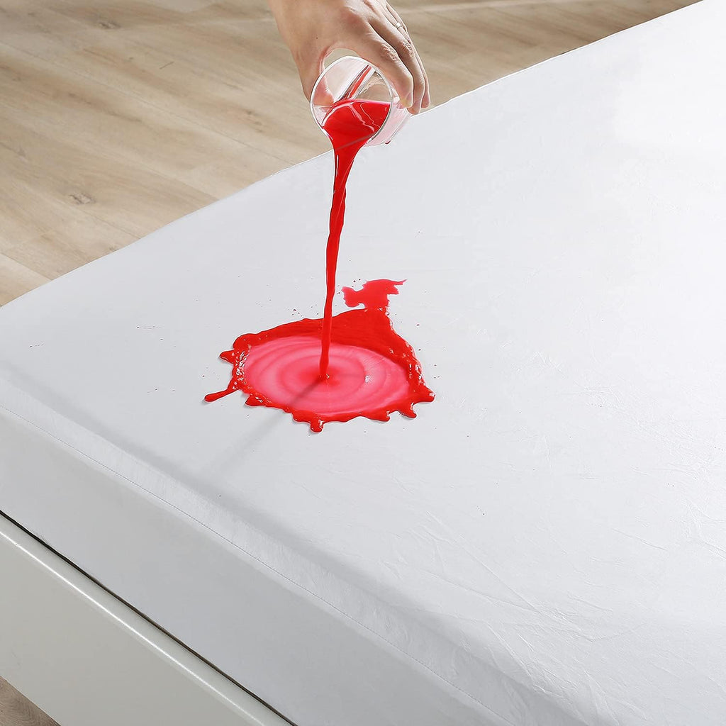 Non Woven Fabric Mattress Protector Queen Size Pack of 2 A7273