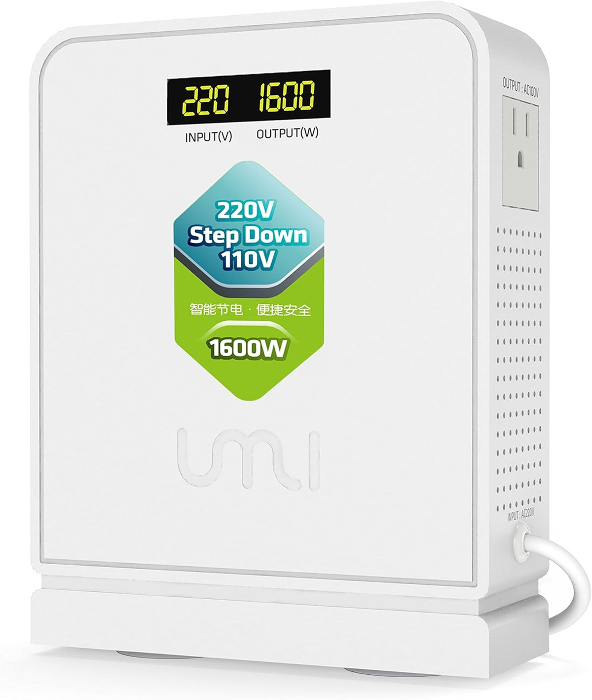220V to 110V Step Down Voltage Converter 1200Watts D840