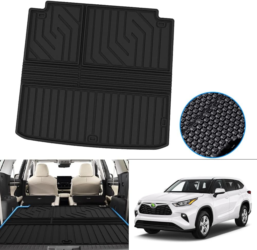 Cargo Liner Trunk Mat All Weather TPE Pack of 2 Y110