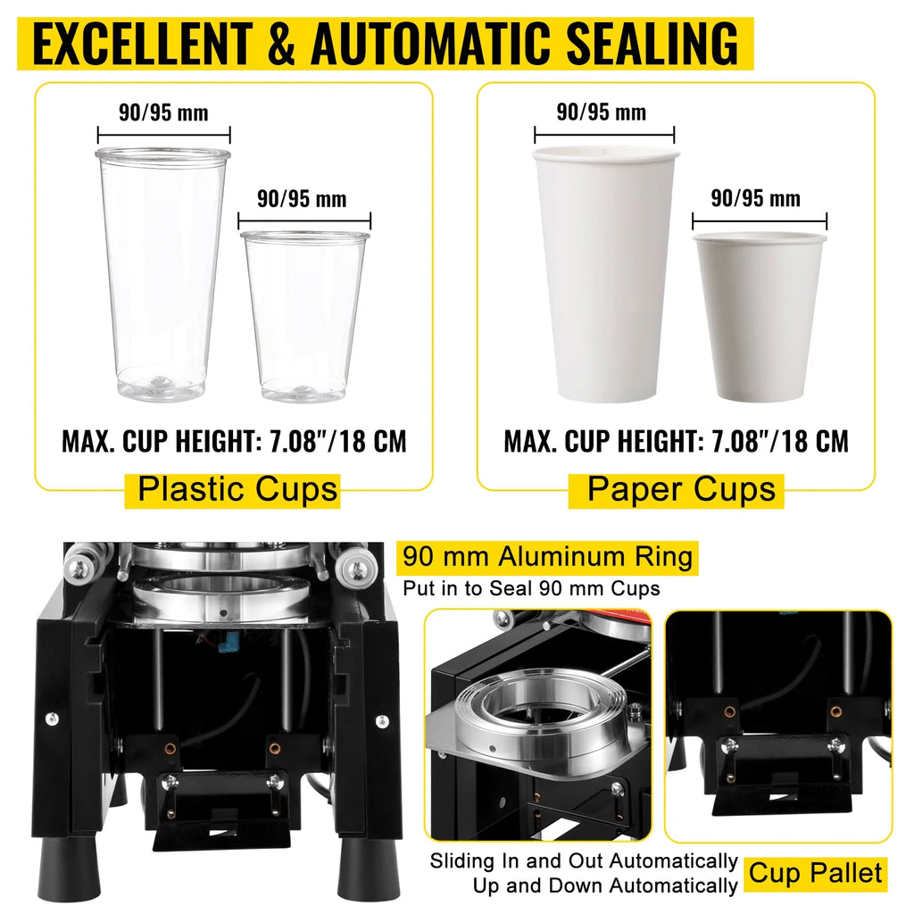 420W Fully Automatic Cup Sealing Machine J64366