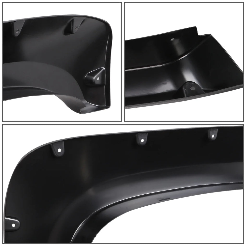 Pocket-Rivet Fender Wheel Flares for Chevy Silverado Fleetside Long Bed O8101