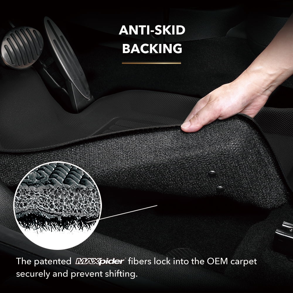 3D MAXpider KAGU Floor Mat (BLACK) Front Row S16590